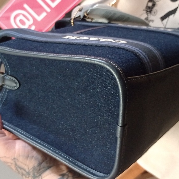 Coach Denim Smith Tote 24 - Picture 12 of 15